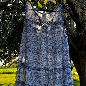 Sheer floral dress/top 🦋